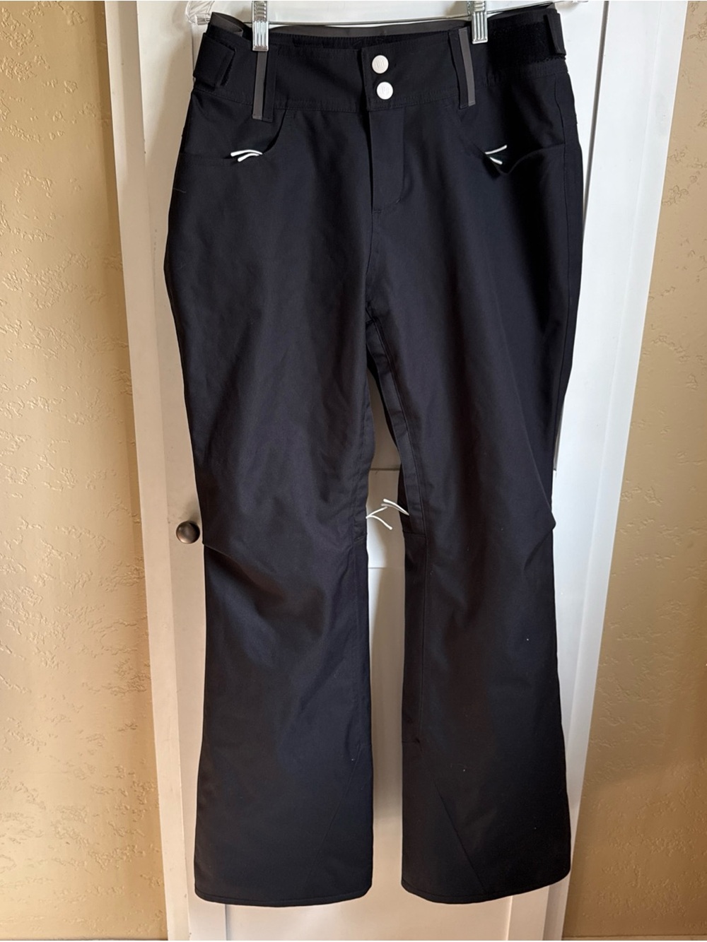 Holden womens Black Snowboarding Pants L waist adjustable